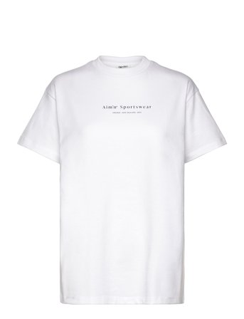 aim ́n Serif Boyfriend T-Shirt - White - S