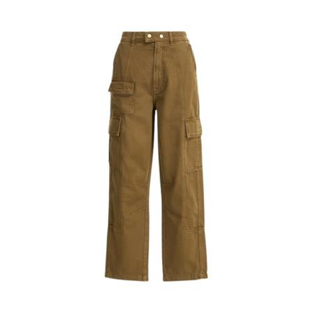 Essentiel Antwerp, Wide Trousers Bruin, Dames, Maat:W30,Katoen