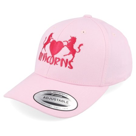 Unicorns - Rose adjustable Casquette - Kids Unicorns Heart Pink Adjustable @ Hatstore