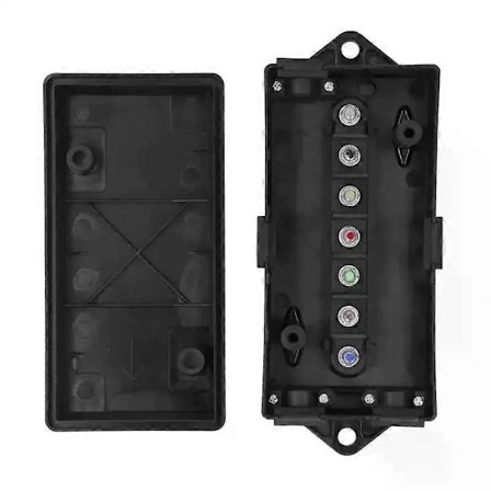 Koblingsboks til trailer 7-vejs ABS-terminalkontakt Vandtæt distributionsblok Bilkoblingsboks