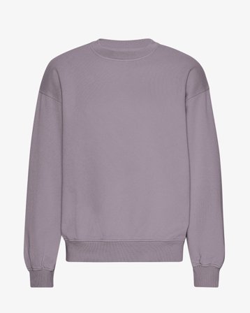 Organic Oversized Crew - Purple Haze XS
