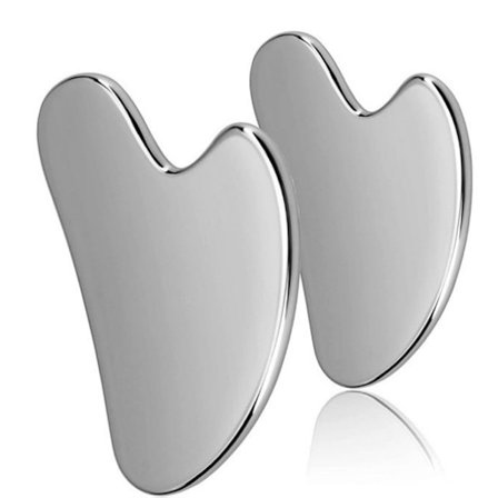 2 stk. 304 rustfrit stål V-formet skrabe ansigtsløftning