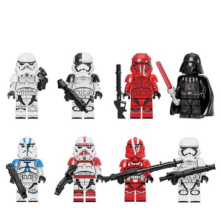 24 stk. Star Wars Stormtrooper Minifigurer Byggeklosser Leke Gave Barn Lego-kompatibel