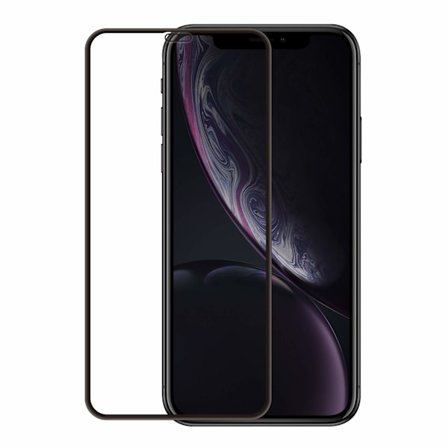 Skärmskydd 3D Platinum Kurvat Glas Svart Ram - iPhone XR / 11
