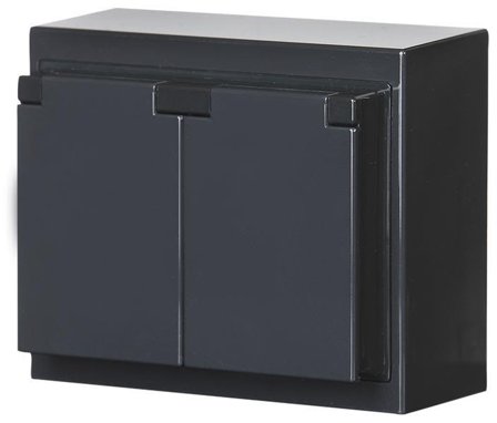 ABB Impressivo Vägguttag 2-vägs, IP44, utanpåliggande, antracit, Strömbrytare & vägguttag
