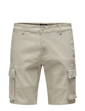 Onscam Stage Cargo Shorts 6689 Life Noos Cream ONLY & SONS