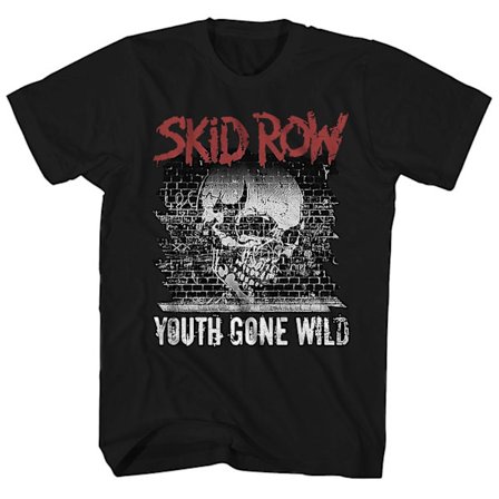 Skid Row T-shirt Ungdom Borta Wild Skid Row Shirt