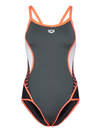 W Icons Swimsuit Super Fly Back Panel Black Arena