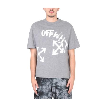 Off White T-Shirts Grå, Herre