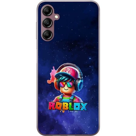 Kompatibelt Mobilskal till Samsung Samsung Galaxy A14 5G Roblox Space Explorer Design utformad i ett futuristiskt rymdtema med färgstarka detaljer, k