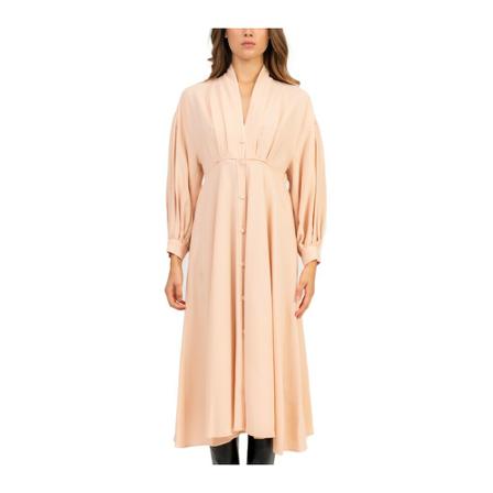 Forte Forte, Midi Dresses Różowy, Kobieta, Rozmiar: S