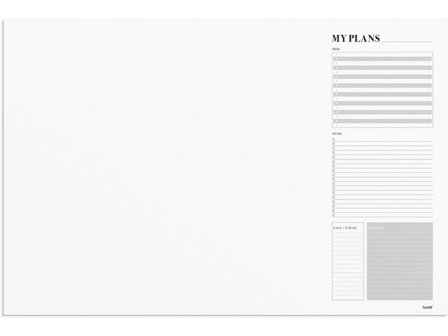 Burde Skrivunderlägg Do it -7340 60x40cm - Lyreco - Almanackor och kalendrar - Bordskalendrar och skrivunderlägg - Skrivunderlägg - Kalender