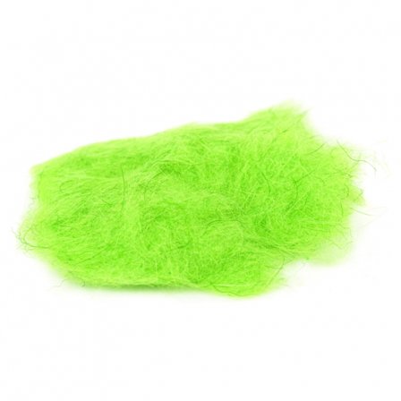 Snowshoe Rabbit Foot Dubbing - Caddis Green