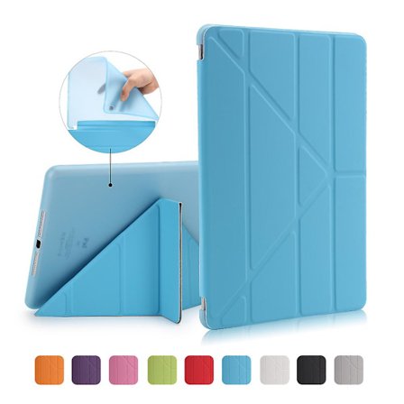 För Ipad 9.7 (2018) / 9.7 (2017) Origami Smart Pu Leather + Tpu Tablet Case