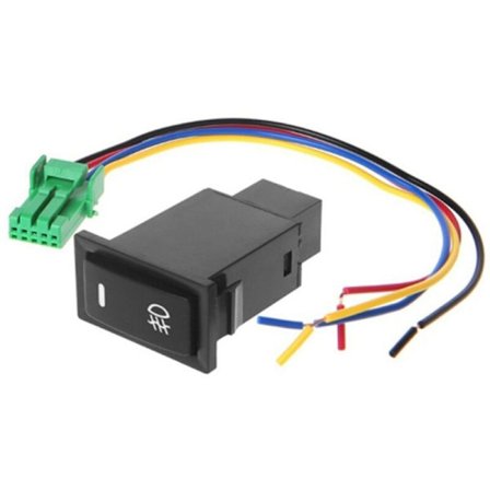 Nissan tåkelys/bryter modifisert (passer Toyota Mitsubishi Lancer tåkelysbryter modifisert LED-indikatorlampe reservedeler)