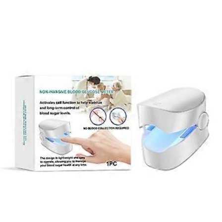 Bærbar blodsukkermåler uten stikking Kroppspleieenhet Ikke-invasive glukosemålere Blodsukkerapparat uten stikk Gave