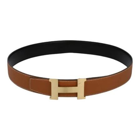 Hermès Vintage, Pre-owned Leather belts Zwart, Dames, Maat:ONE Size,leer