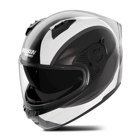 Integraalhelm Nolan N60-6 Bifase Zwart/Wit/Metaal L