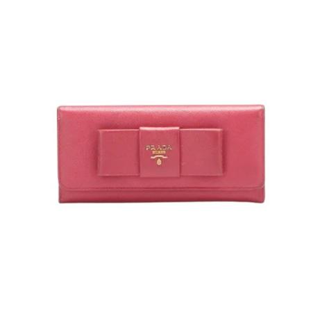 Prada Vintage Pre-owned Leather wallets Pink, Dame Vintage Accessories, Størrelse: ONE Size