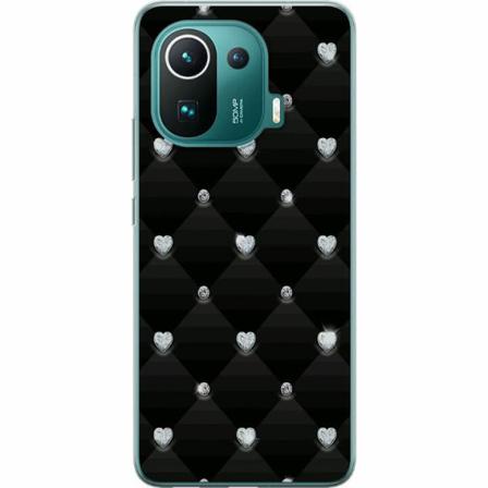 Xiaomi Mi 11 Pro Genomskinligt Skal Bling Heart