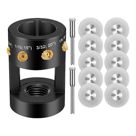 Alumiininen teroitin hitsausvolframin hiomapäätyökalu, volframielektrodin teroitin hiomapää