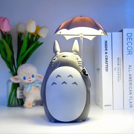 Min Nabo Søde Ting Natlampe, Totoro Merchandise, med 2 tilstande til soveværelse Sengelampe Læselampe Bedste gaver til piger drenge og venner