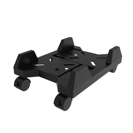 1 stk. PC-tårnstanderholder, stationær værtsstander, printerstander med hjul, gulv-PC-standerhylde, egnet til de fleste PC-værter