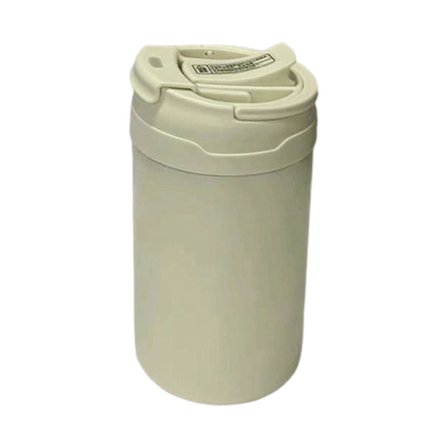 500ML Isolert kaffekopp i rustfritt stål med lokk Lekkasjesikker reisekopp Dobbel vegg Vakuum Tumbler for varme og iskalde drikker Innendørs Utendørs 