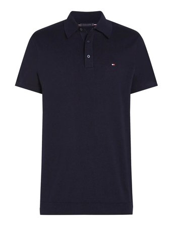 Essential Cotton Knitted Polo Navy Tommy Hilfiger