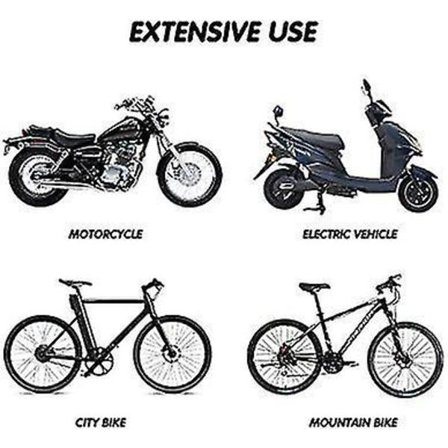 3-delt Ventilforlænger Sæt Bil Adapter Inflator Slange Prop