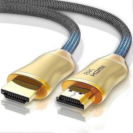 10m 26AWG HDMI 2.1 Kabel 8K/60Hz 4K/120Hz HDMI till HDMI Guldpläterad Kontaktkabel för PS5 XBox TV Co -Sy