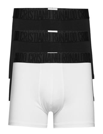 Cr7 Basic, Trunk, 3-Pack. Boksershorts Svart CR7*Betinget Tilbud
