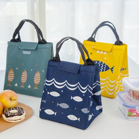 Happy Fish Sky printed isoleringsväska - spot försäljning