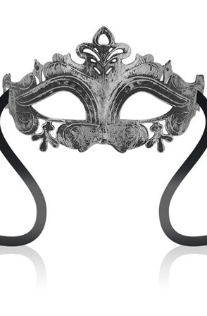 Ohmama Masken Venezianische Augenmaske Silber