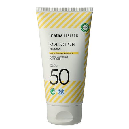 Matas Striber Sollotion SPF 50 Uden Parfume 150 ml, Skincare, Solpleje, Solcreme
