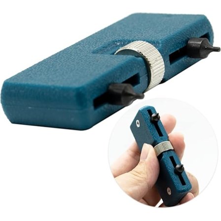 Ammattimainen kellon takakannen irrotustyökalu, metallinen säädettävä suorakulmainen kellon takakannen sulkemis- ja avaustyökalu.