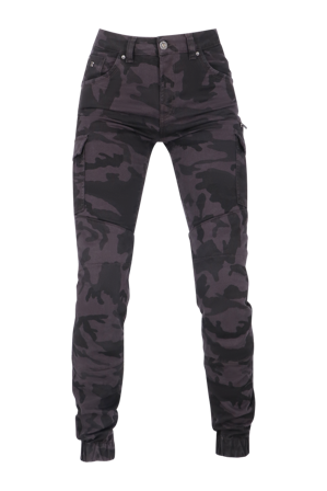 MC-Jeans Richa Apache Dame Sort Camo 36