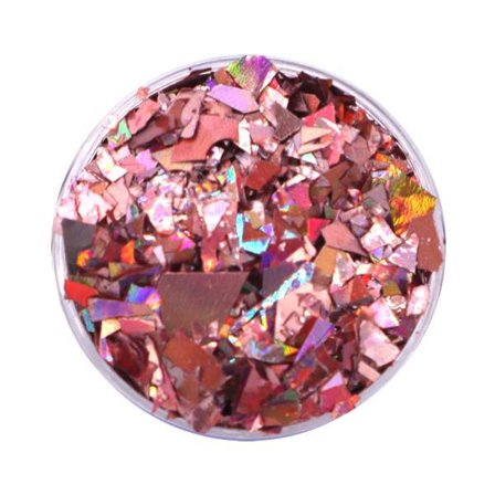 Kynsien glitter - Flakes / Mylar - Vaaleanpunainen - 8ml - Glitter