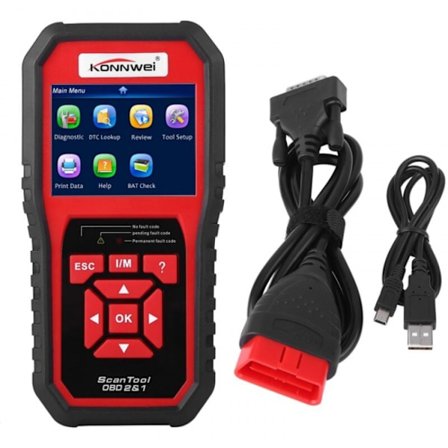KONNWEI KW850 OBDII OBD2 EOBD Bil Diagnostisk Skanner Verktøy Feil C