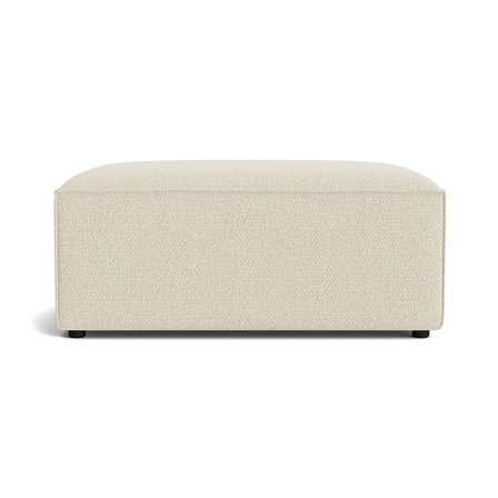 Lissabon puf - Nordic Beige - 100x70x42cm - Puf - Modulopbygget sofa med kvalitetsstof & ramme af krydsfiner - Holdbar konstruktion af flere lag skum