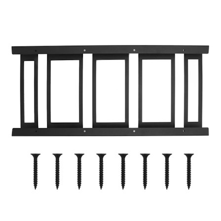 Vinglasställ 4 Rader Utrymmesbesparande Metall Hängande Glasställ för Skåp Bar Matbord