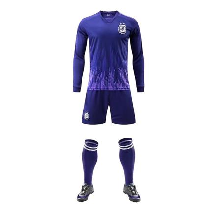 World Cup Argentina Team Jersey Fotbollsträning långärmad S(160-170CM)