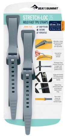 Sea To Summit Strap Stretch-Loc TPU 20x625 mm 2-pack Dusk