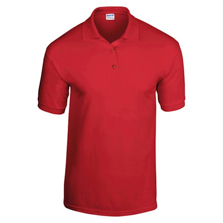 Gildan Barn/Barn Plain Jersey Polo Shirt 12-13 År Röd