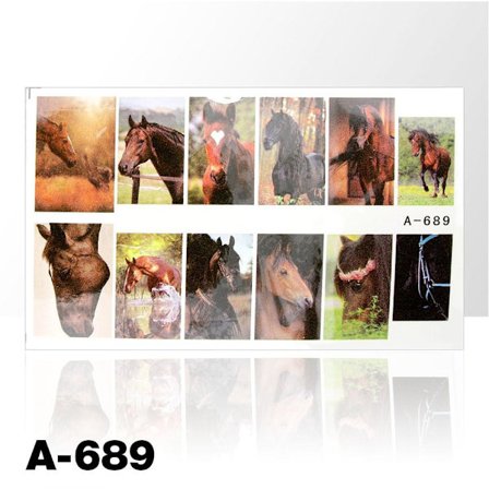 Vanddekaler - Heste - A689 - Til negle