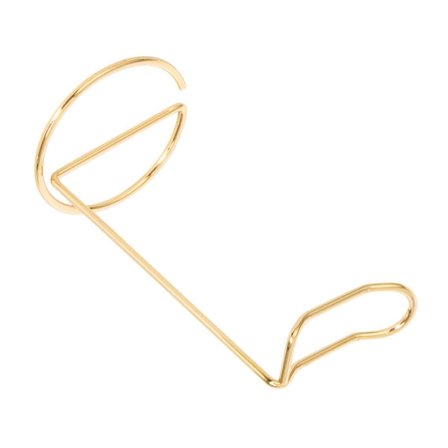 Funksjonelt hodetelefonstativ i metall gir sikker oppbevaring og enkel tilgang