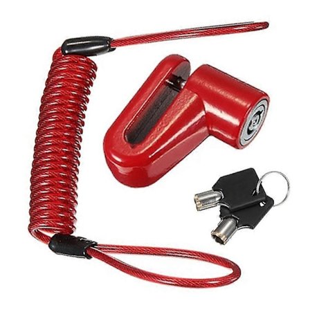 Punainen varkaudenestolukko sähköpotkulaudalle Xiaomi M365