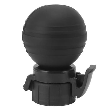 Silikonbrusflaskekork - Lekkasjesikker Fizz Keeper Pumpe Korkbeskytter Stopper (svart)