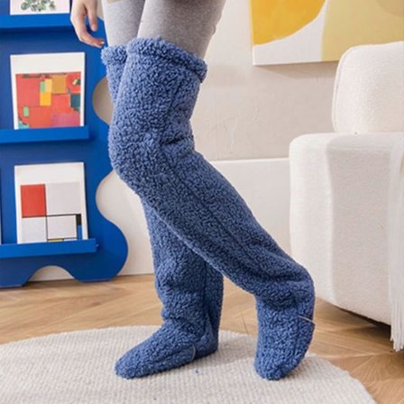 Snugglepaws Sokke-tøfler, Snugglepaws Lange Sokker, Snugglepaws Sokker Dame Fuzzy Fluffy Koselige Varme Supermyke Tøffelsokker