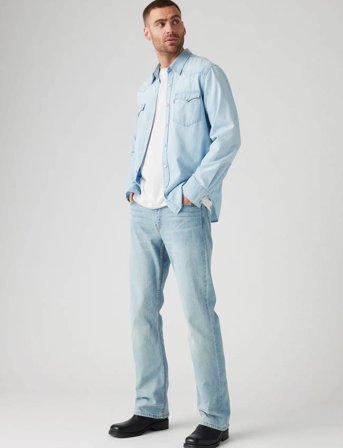 Levi's 527 Slim Boot Cut Here We Stop - Blue - 36 x 34